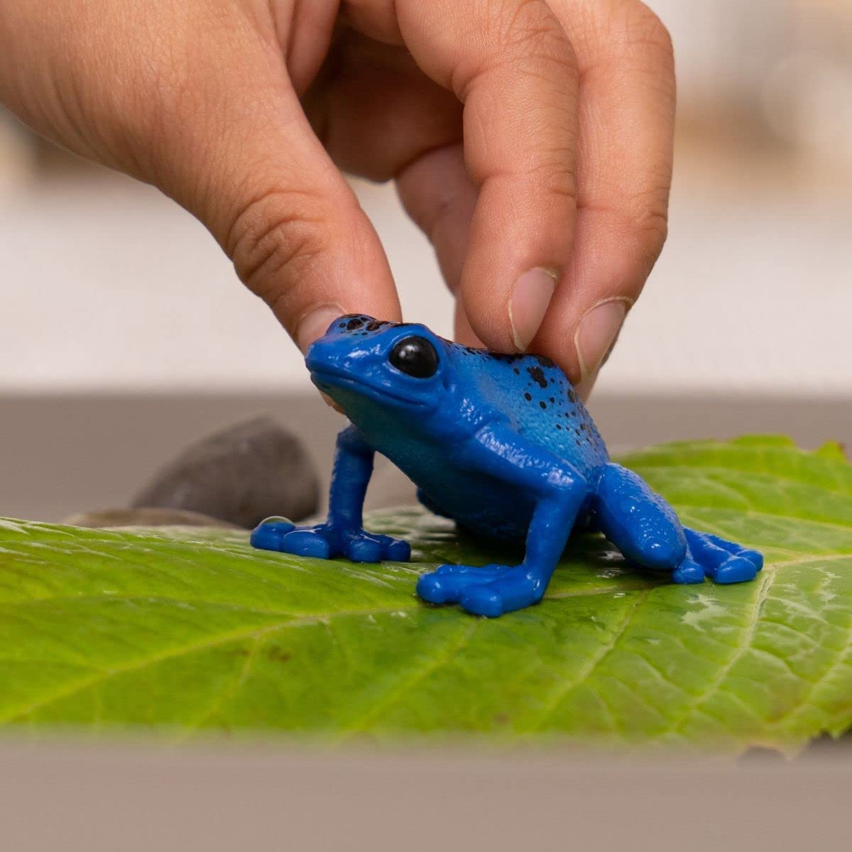 Schleich's Stunning Blue Poison Dart Frog - Must - Have!