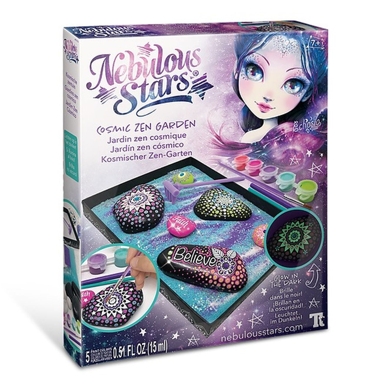 Hot! Nebulous Stars Cosmic Zen Garden - Blend of Stone Painting & Zen Garden