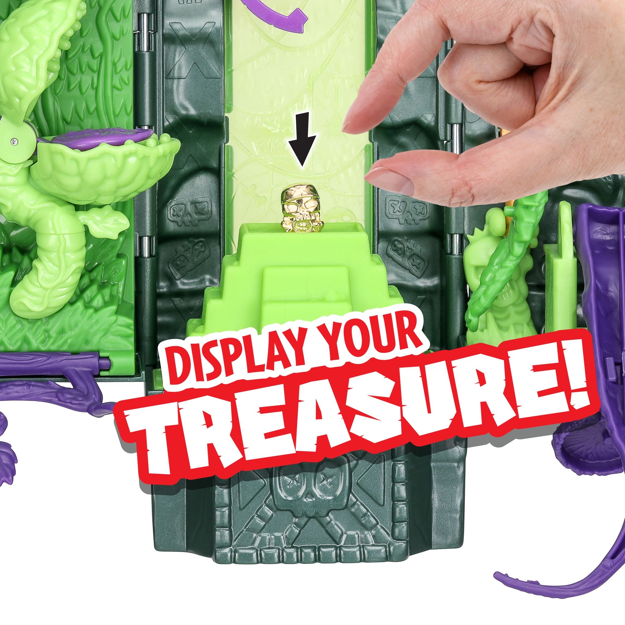 Treasure X Lost Lands Skull Island S1 Swamp Tower - Micro Figures Treasure Pack