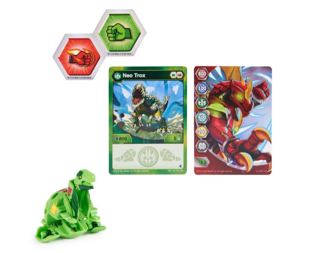 Hot Deal! Bakugan Evolutions Season 4 Neo Trox Green Action Figure Set