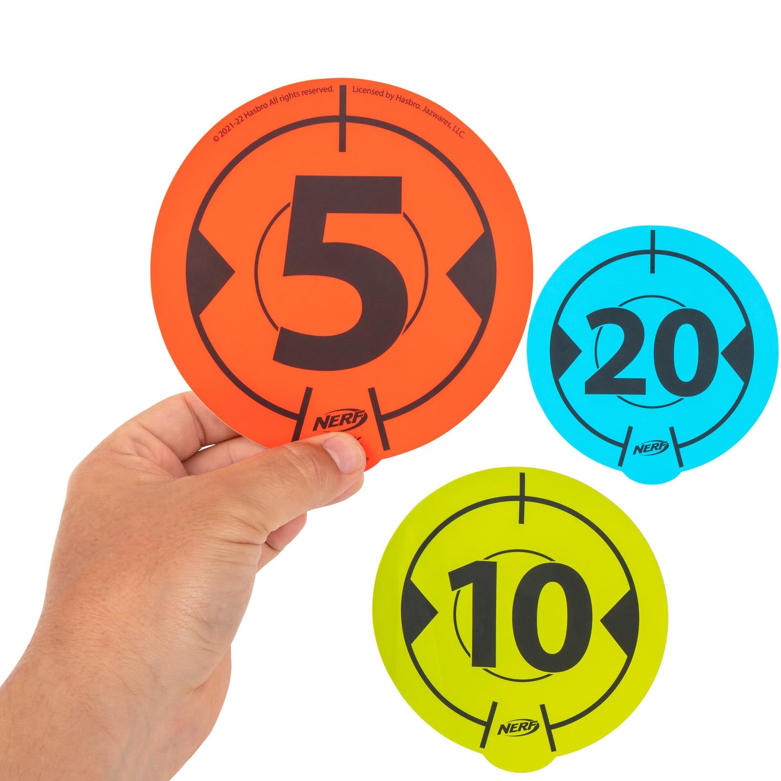 NERF Elite Wall - To - Wall Reusable Adhesive Shooting Targets