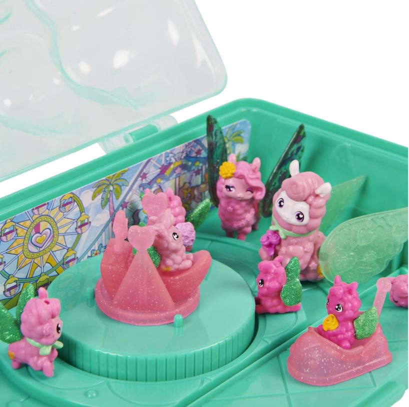 Hatchimals CollEGGtibles Rainbow-Cation Llama Florists Family Egg Carton Set
