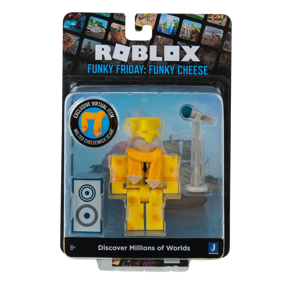 Hot Deal! Roblox Core Figure Pack - Funky Friday's Funky Cheese Collection