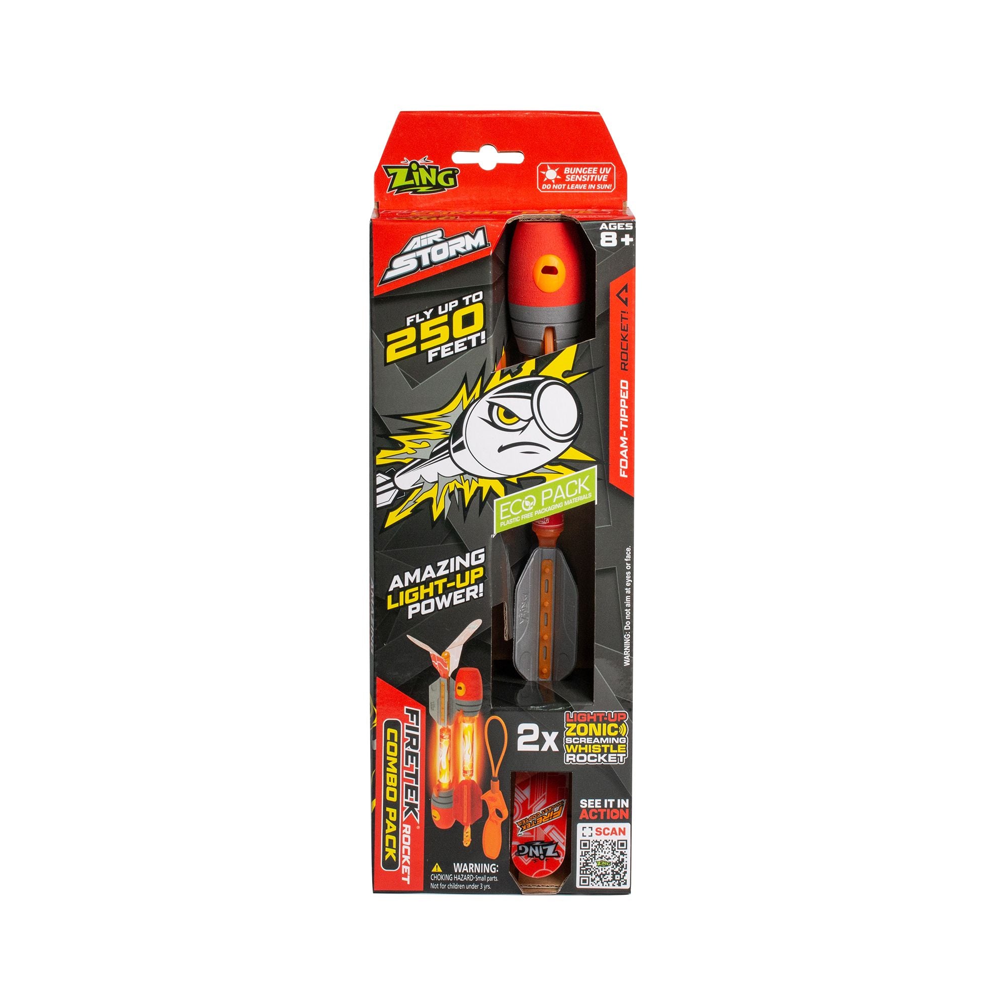 Hot Deal! Zing Air Storm Firetek Rocket Combo Pack