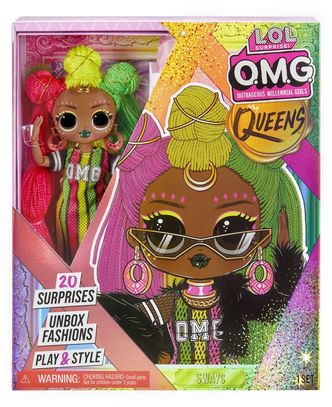 Hot Deal! LOL Surprise OMG Queens Fashion Doll - Sways with 20 Surprises