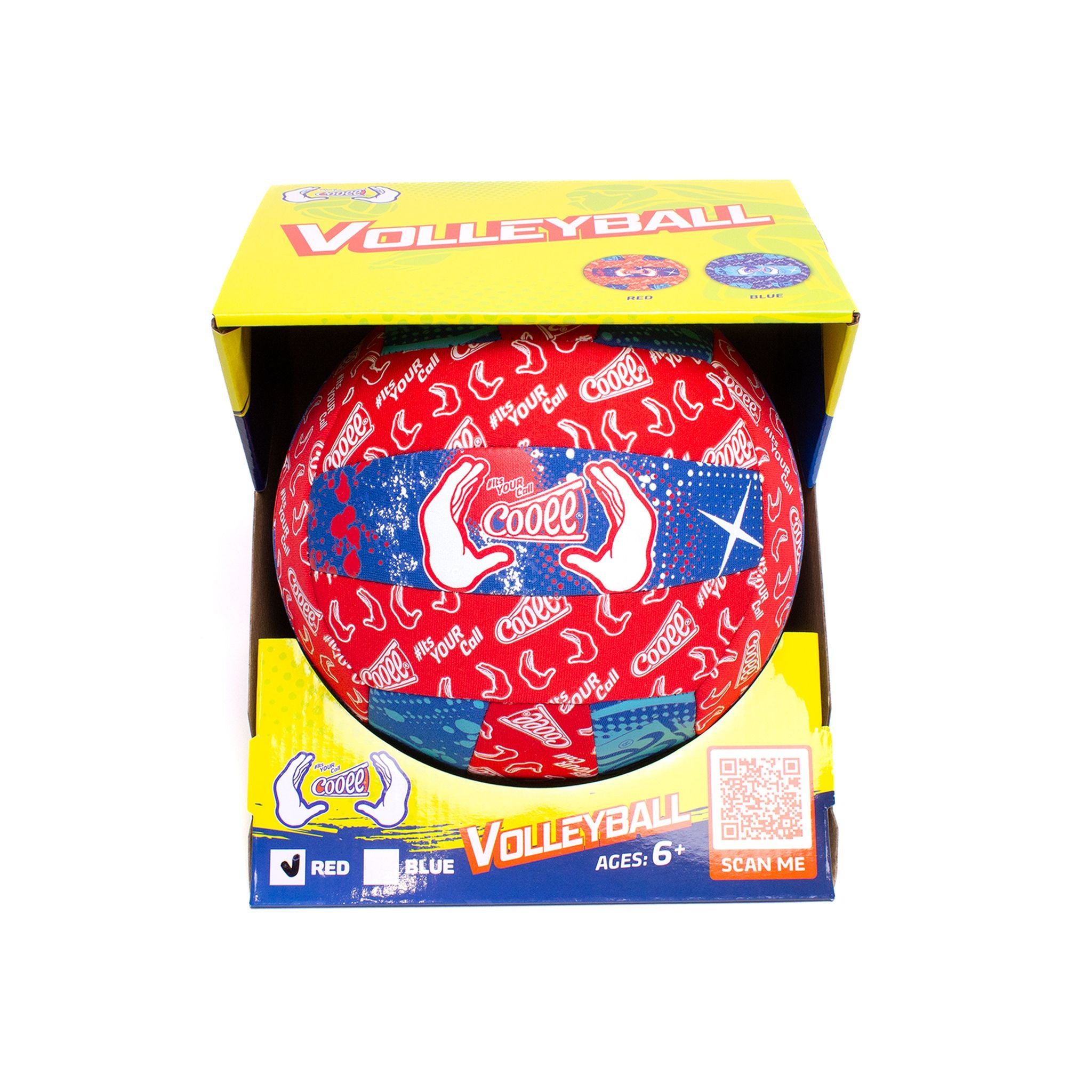 Hot Sale! Cooee #5 Red Durable Neoprene Volleyball for All Ages