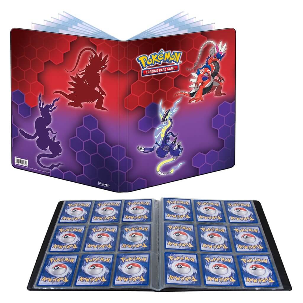 Hot! Pokémon 9-Pocket Portfolio with Koraidon & Miraidon Art