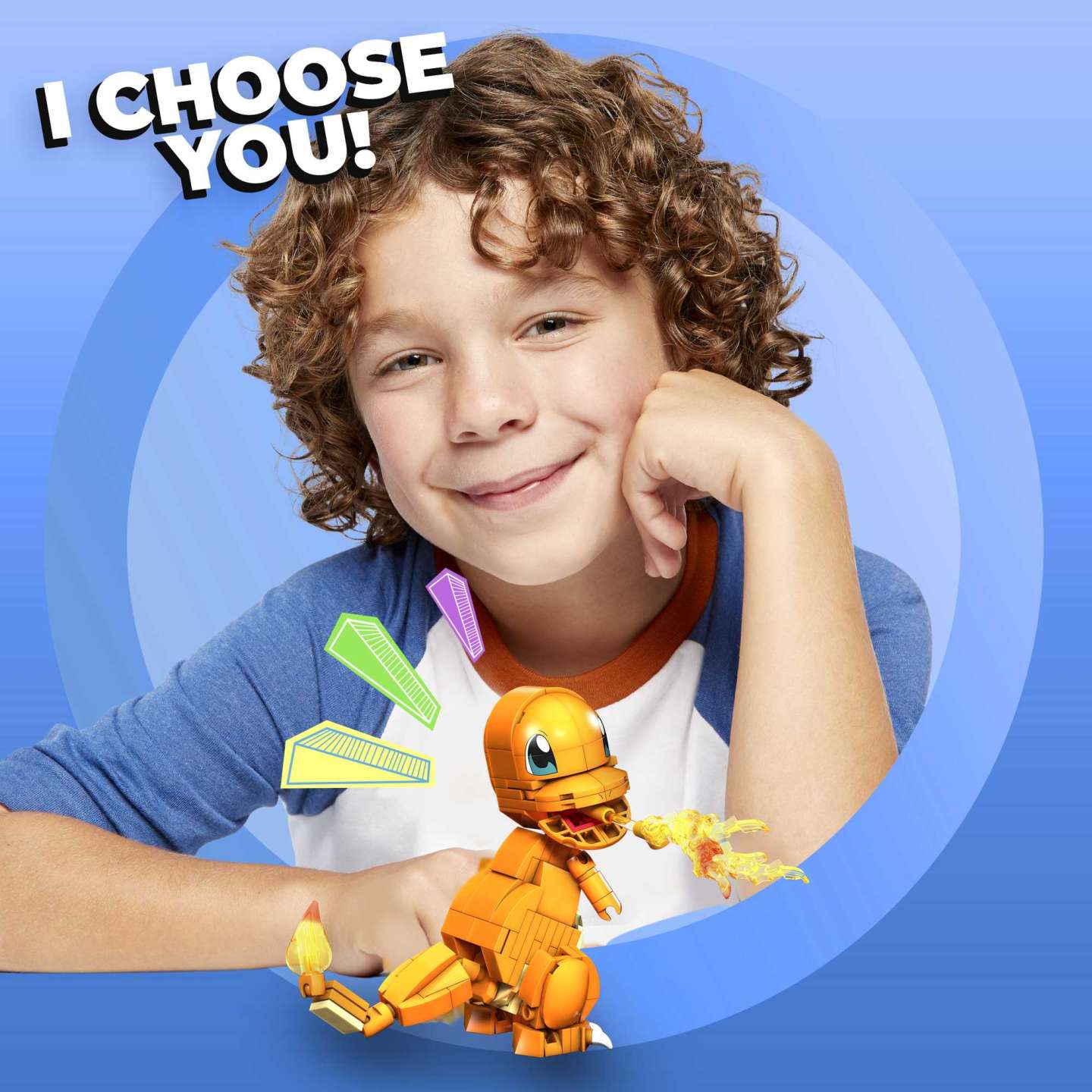 MEGA Construx Build & Display Fire - Breathing Pokemon Charmander Set