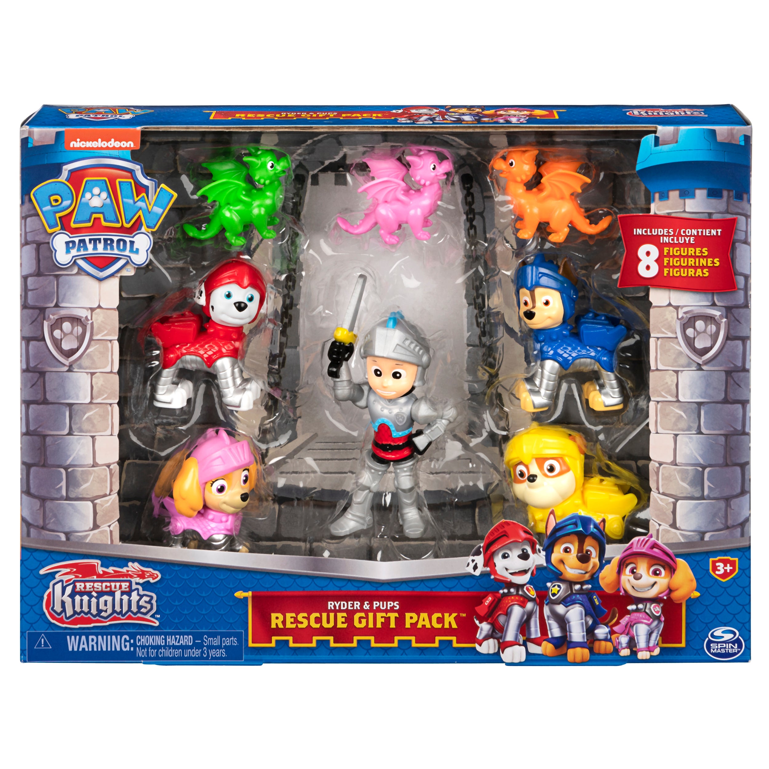 Hot Sale! PAW Patrol Rescue Knights Action Figure Collector Gift Pack