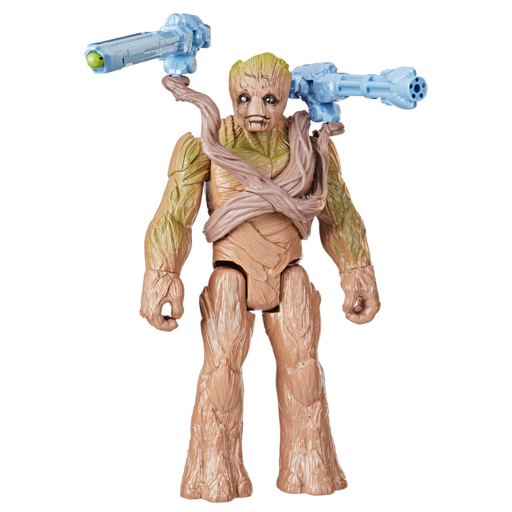 Marvel Guardians of the Galaxy Vol. 3 Titan Hero Series Deluxe Blast 'N Battle Groot Figure