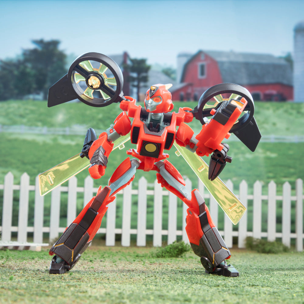 Hot! Transformers Earthspark Deluxe Class - Terran Twitch Toy