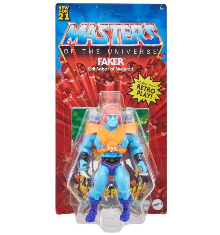 Hot! Masters Of The Universe Origins - Faker Action Figure