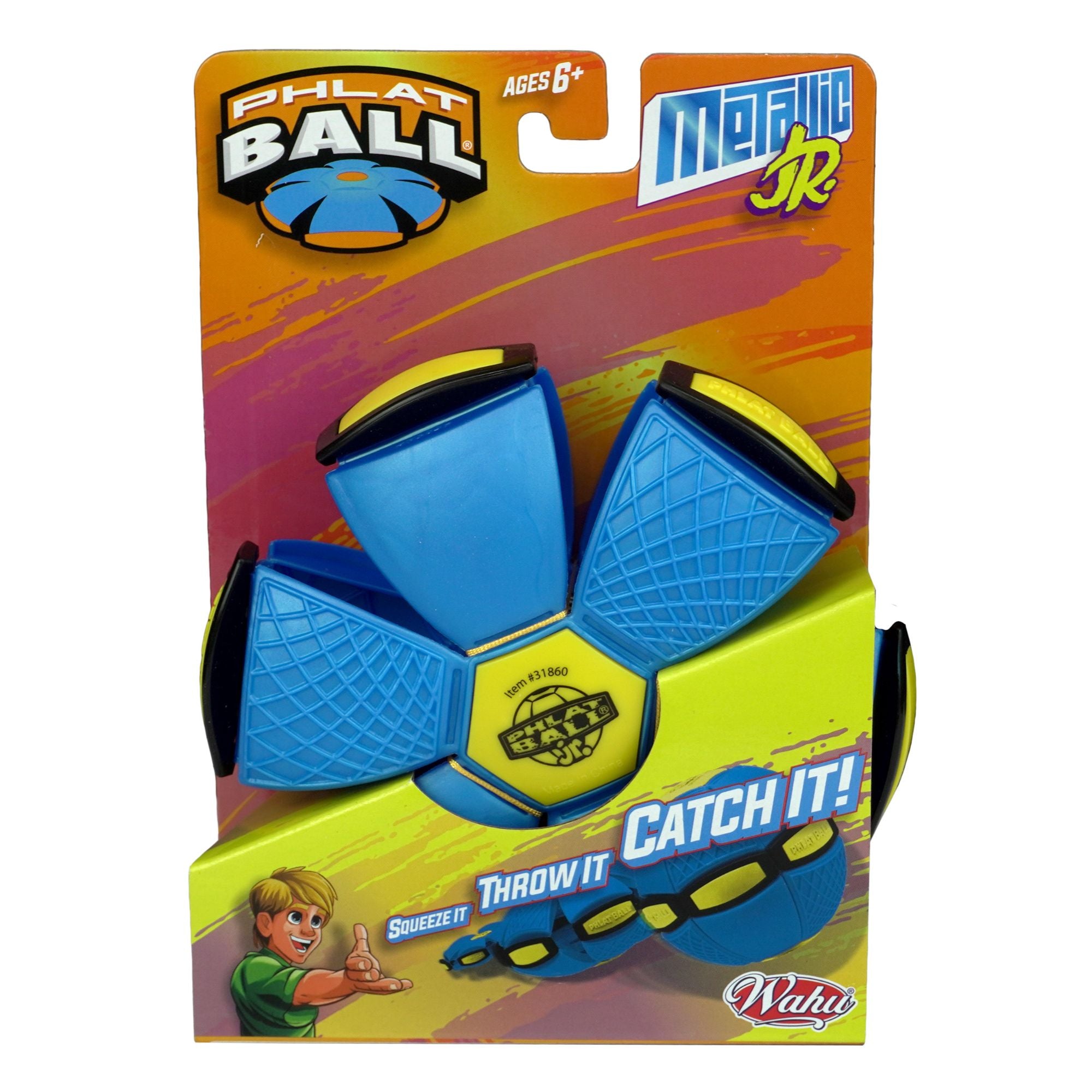 Metallic Assorted Styles Phlat Ball Jr. - Transformable Sports Toy