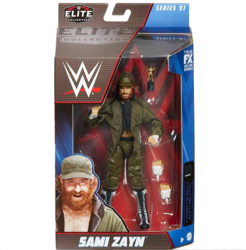 Hot Sale! WWE Elite Collection Series 91 Action Figure - Sami Zayn for Fans and Collectors