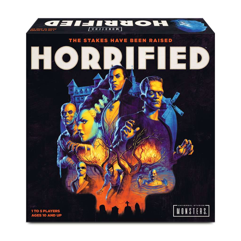Hot Deal! Ravensburger Horrified Universal Monsters Board Game - Face 7 Terrifying Fiends