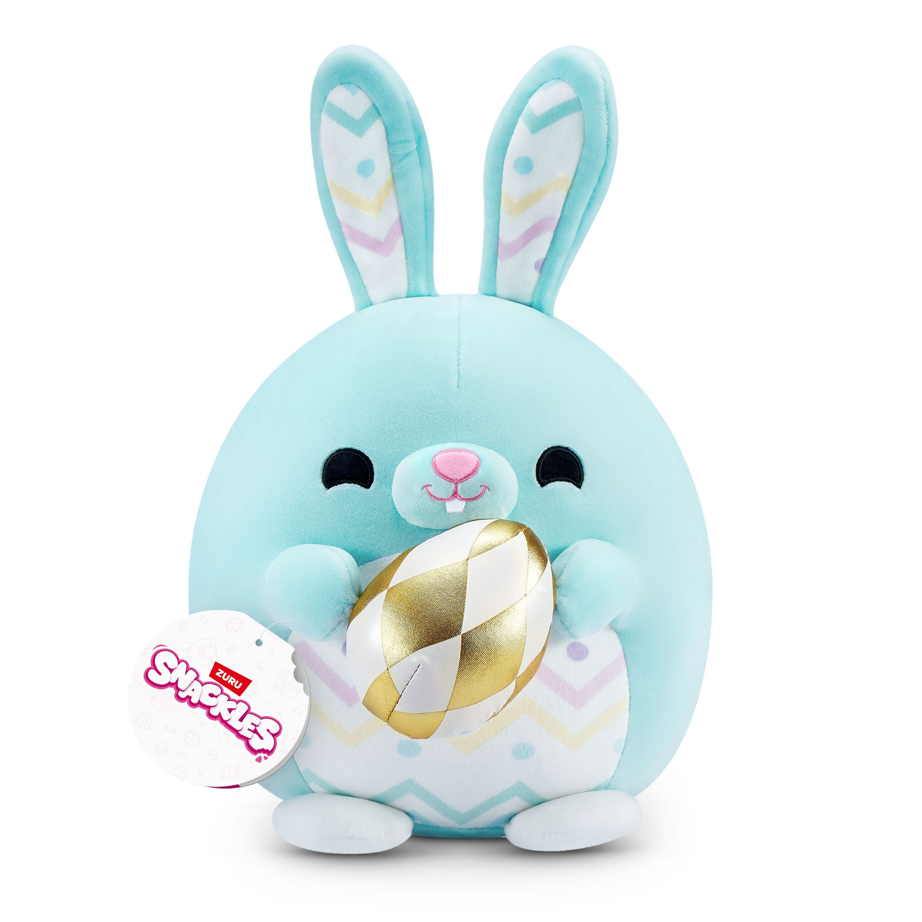 ZURU 8-Inch Soft Plush Snackles Easter Series - Adorable April Bunny