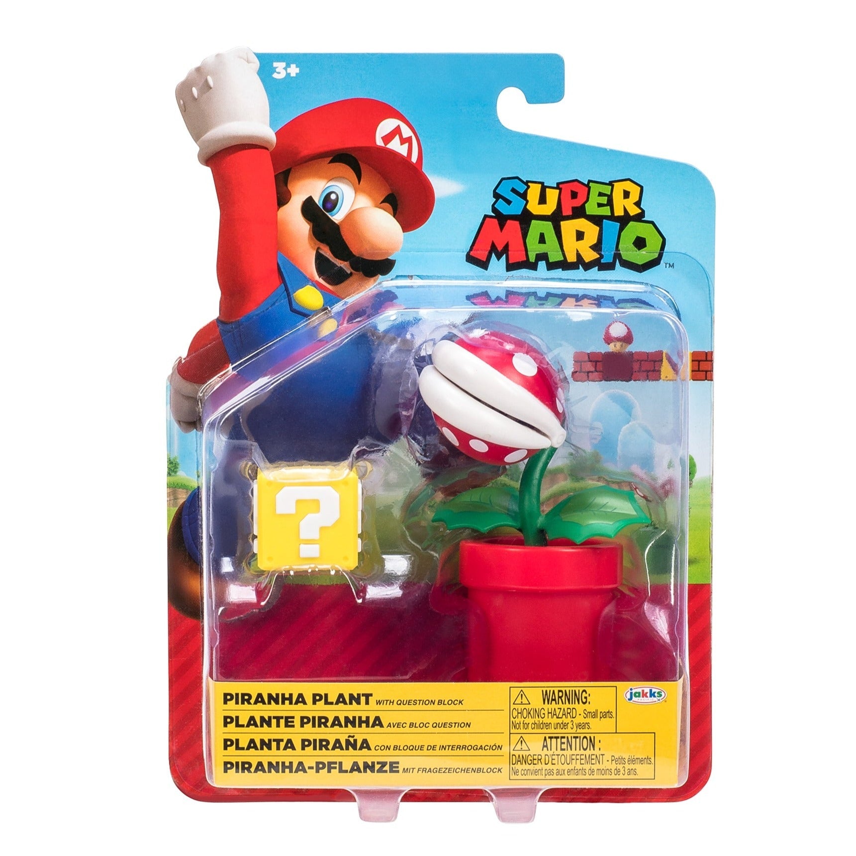 Hot Sale! 4-Inch Articulated Super Mario Piranha Plant Figure