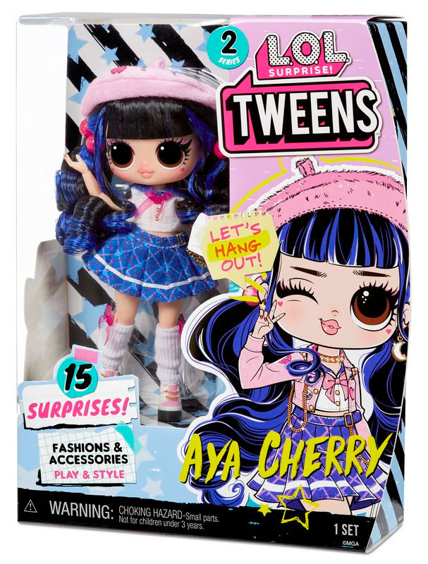 L.O.L. Surprise Tweens Season 2 Fashion Doll - Aya Cherry with 15 Surprises