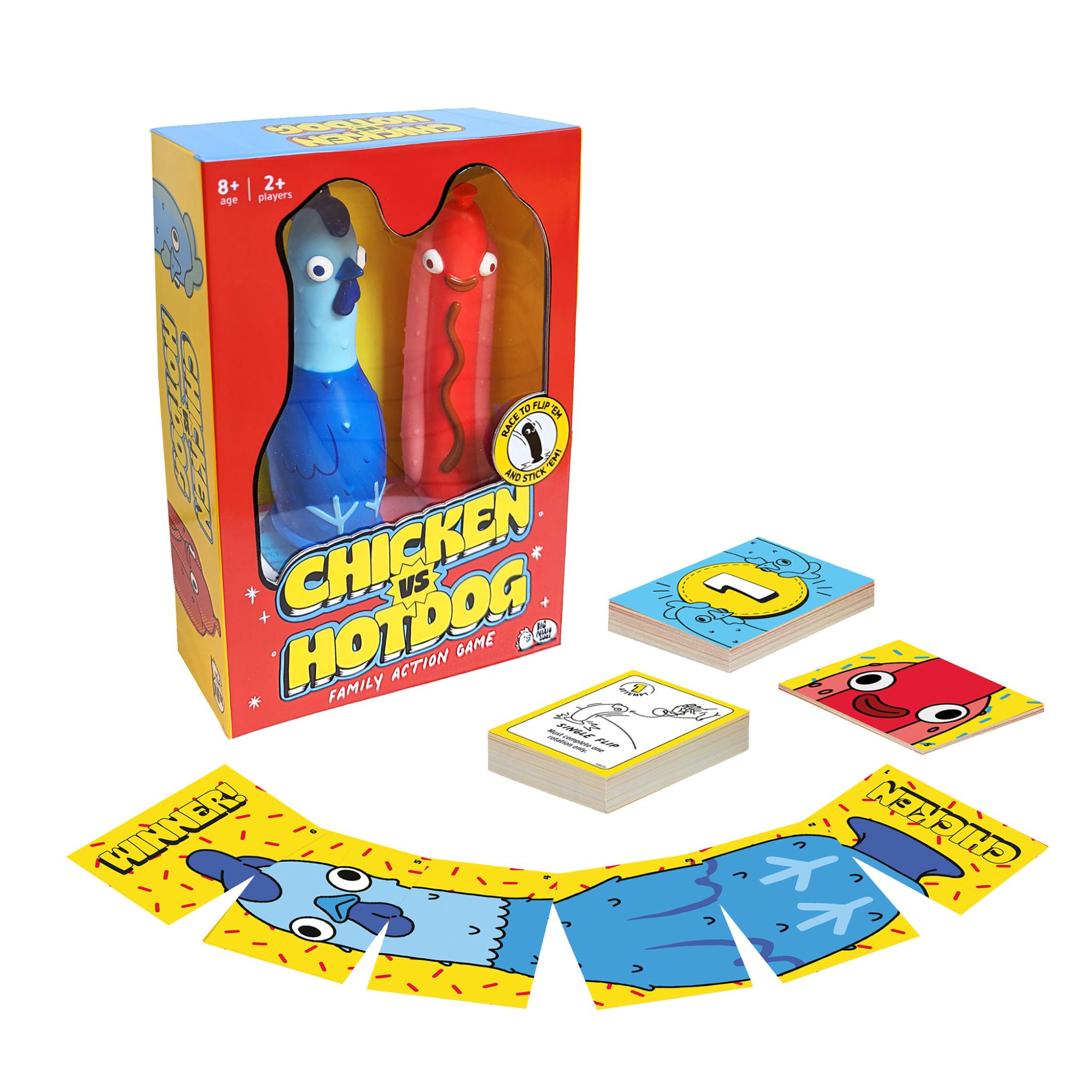 Exclusive Chicken Vs Hotdog Family Party Game - Perfect for Ages 8 and Up