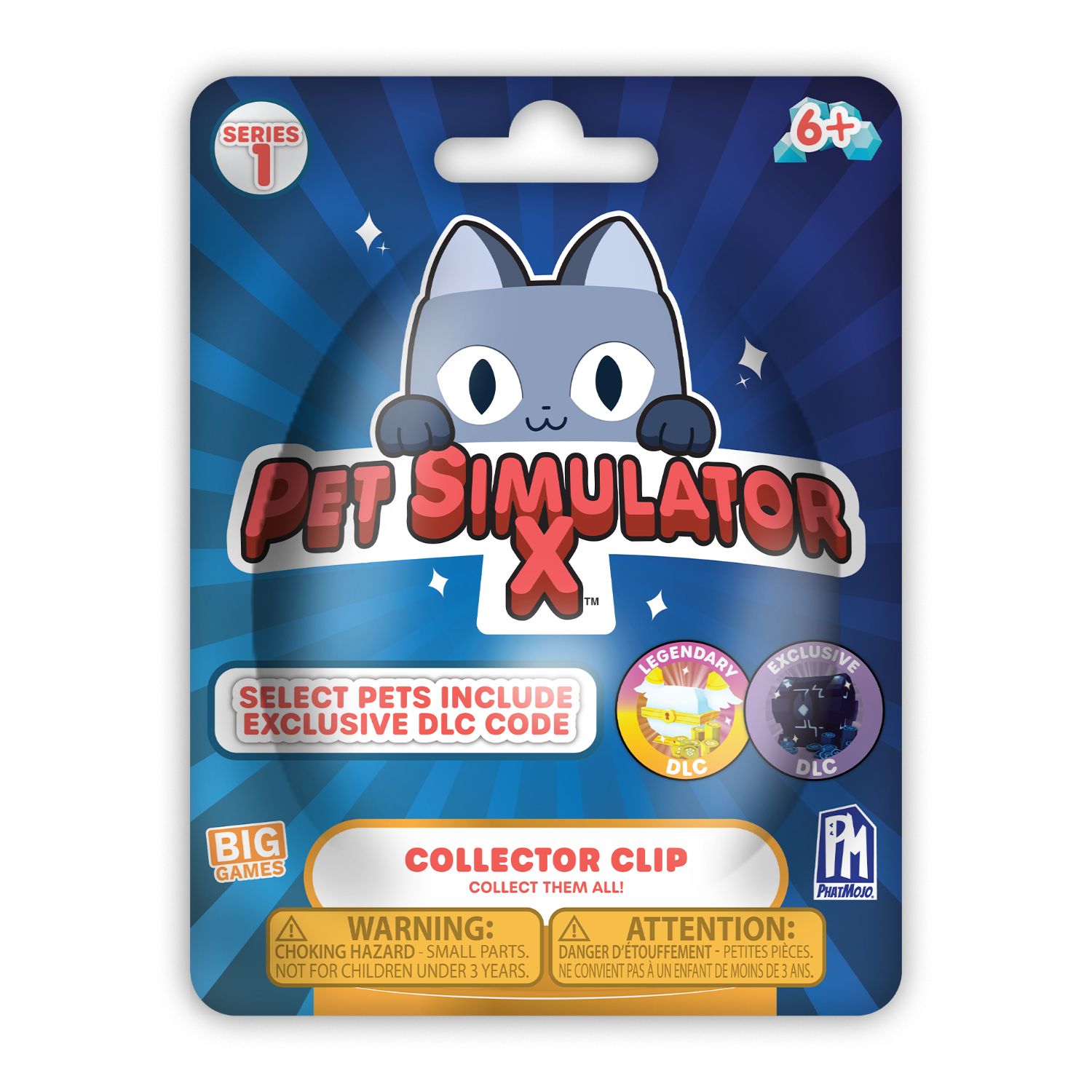 Hot Sale! Assorted Styles Pet Simulator X Collector Clips for Your Collection
