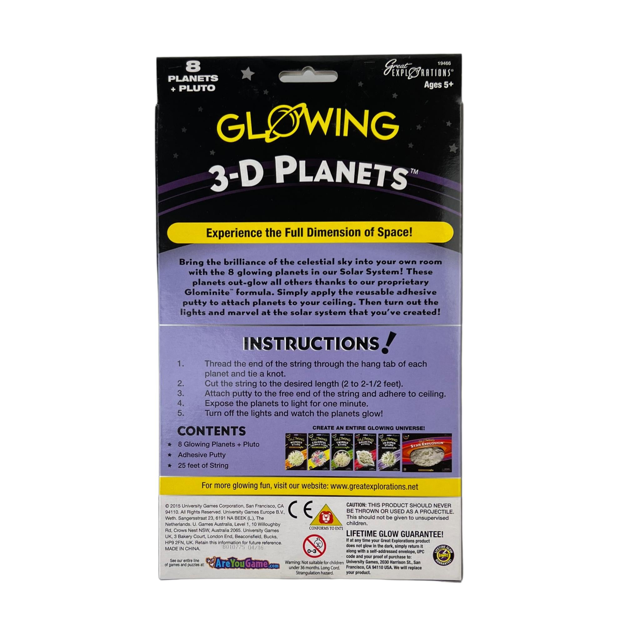 Amazing Sale! Glowing 3-D Planets for Great Explorations