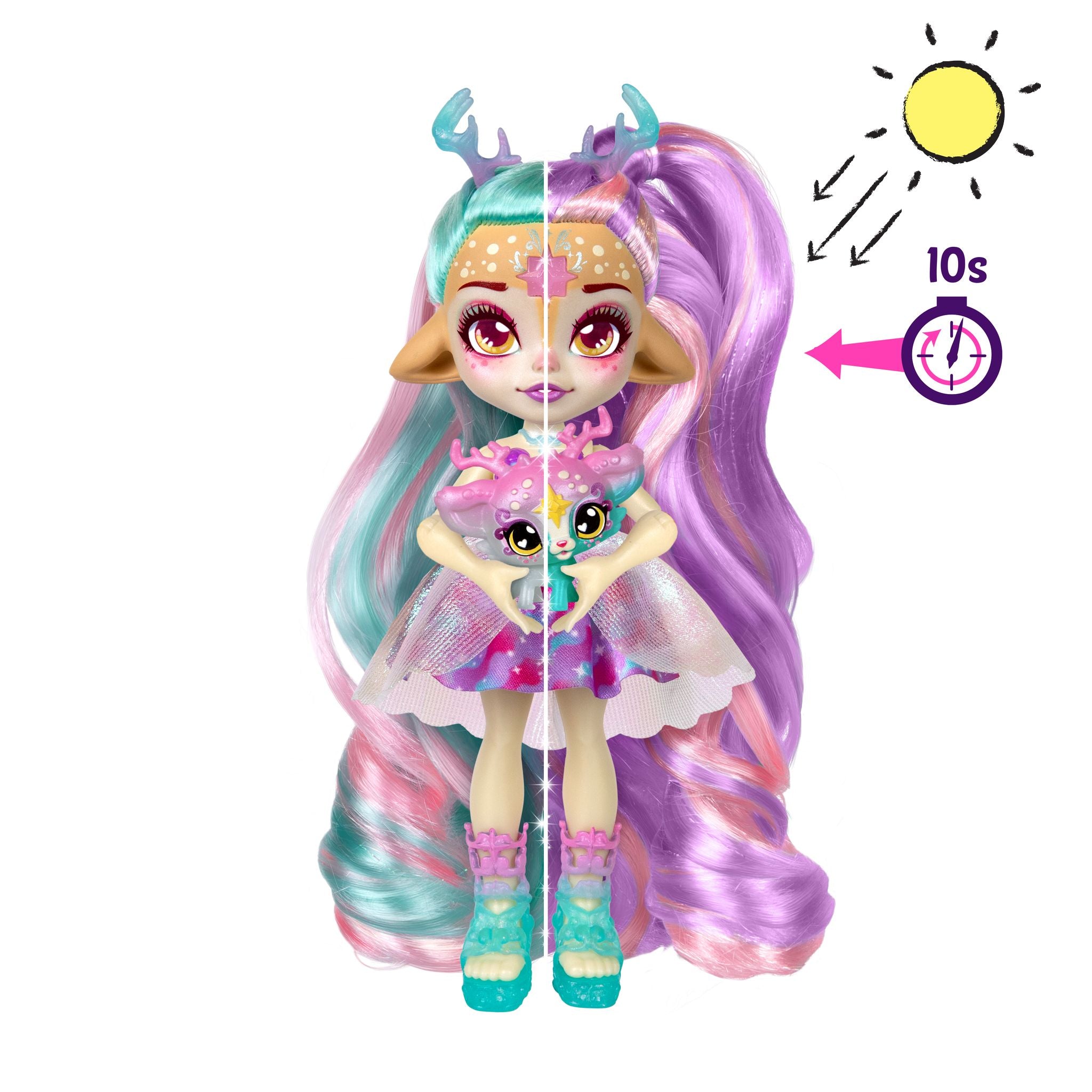 Magic Mixies Deluxe Pixlings Pack - Deerlee the Enchanting Deer Pixling