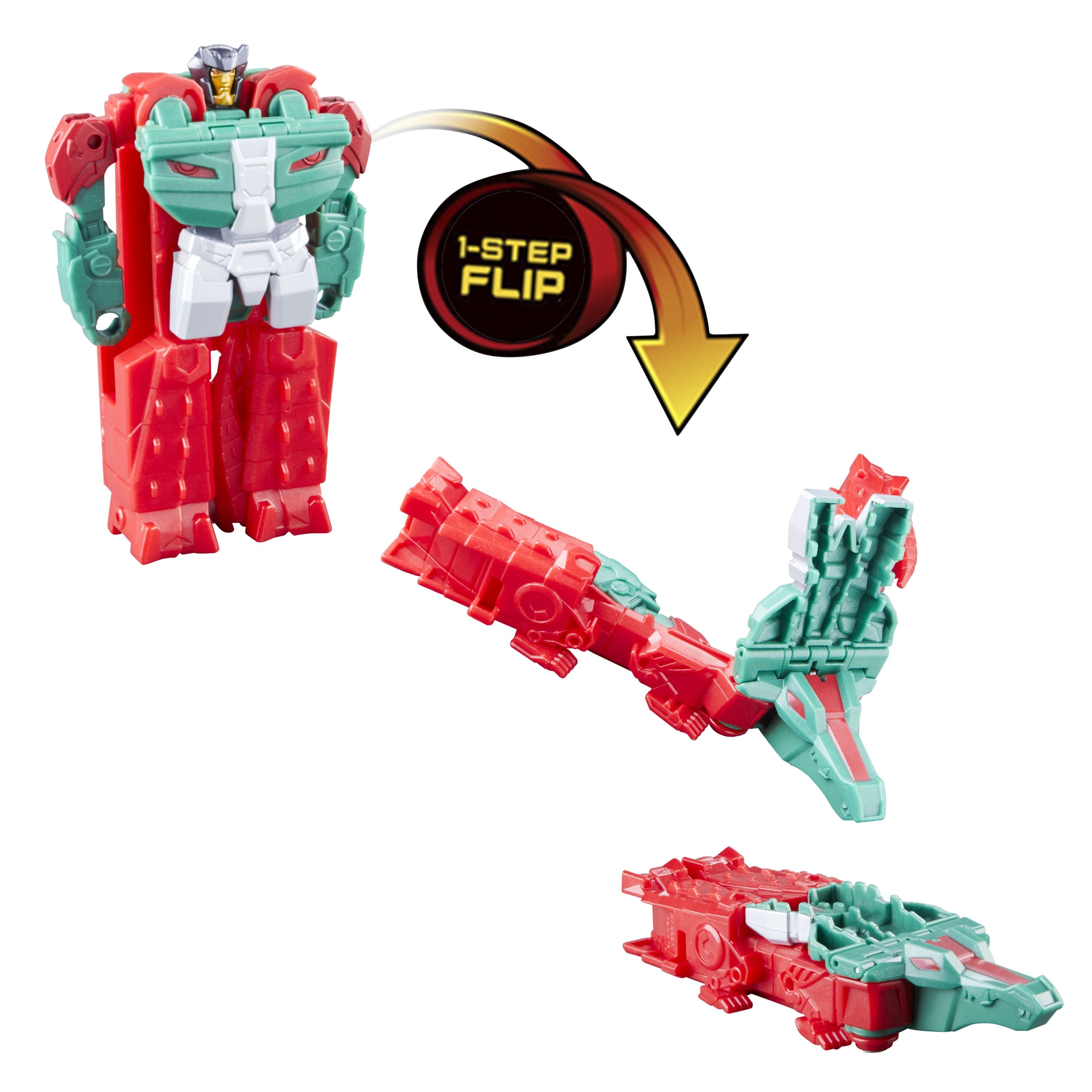 Hot! Transformers EarthSpark Skullcruncher 1-Step Flip Changer