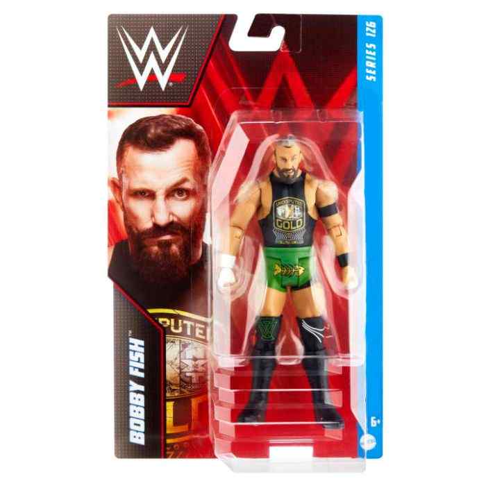 Hot Sale! WWE Basic Action Figure Series 126 - Bobby Fish 6-Inch Collectible Toy