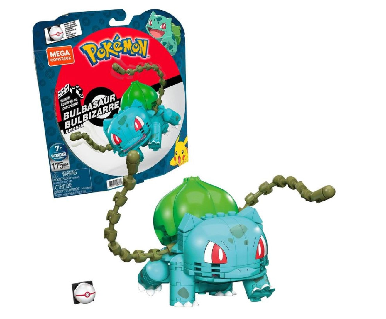 Hot Deal! MEGA Construx Pokémon Building Set - Constructible Bulbasaur for Ages 7+