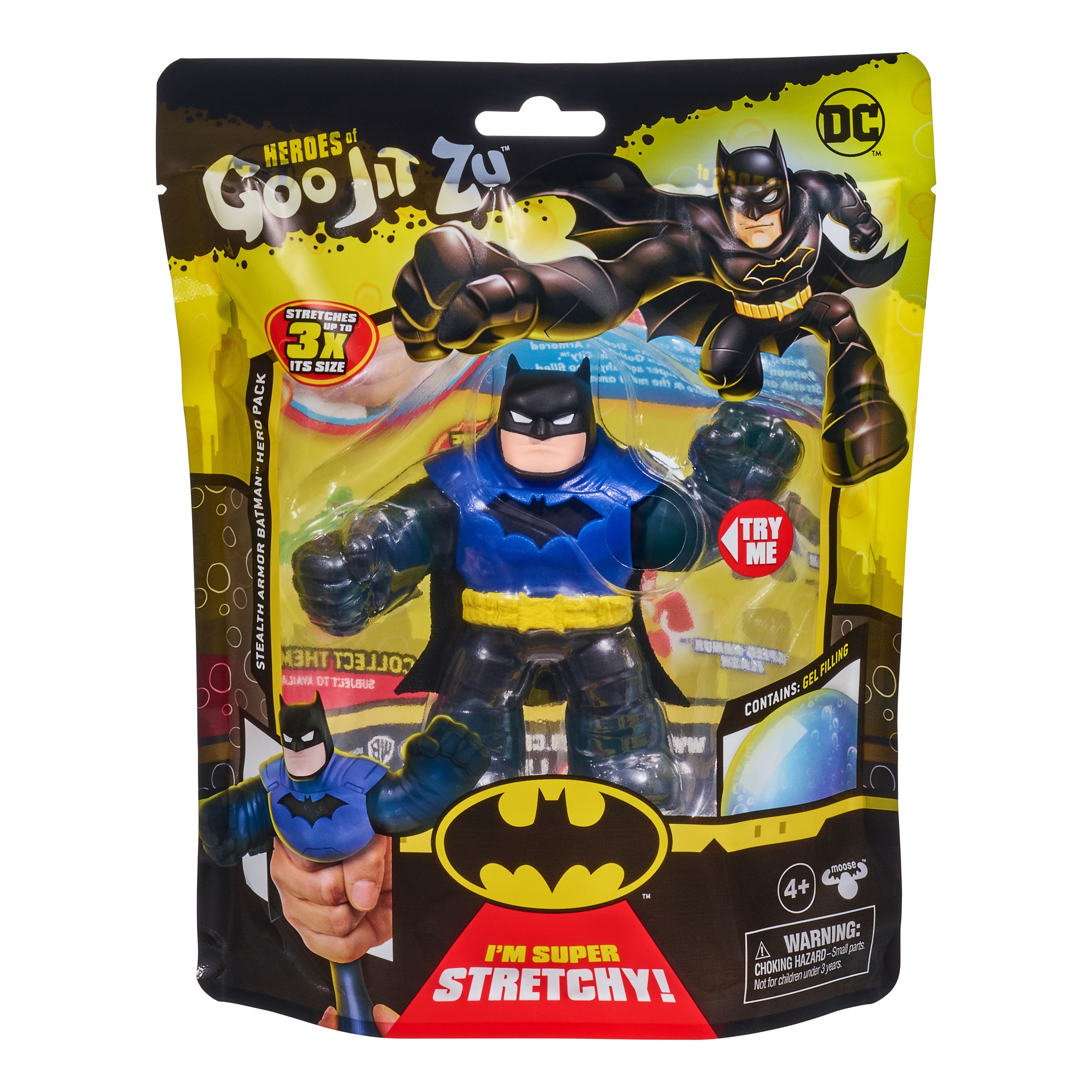 Hot! Heroes Of Goo Jit Zu DC S4 - Stealth Armor Batman Hero Pack