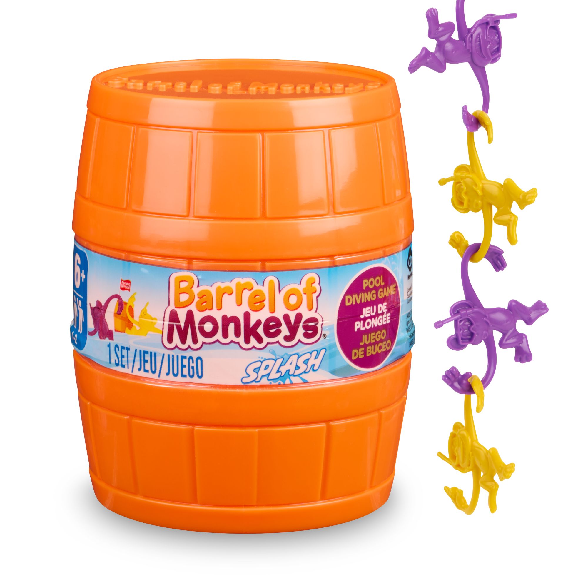 WowWee Splash Barrel of Monkeys - Fun Pool Game
