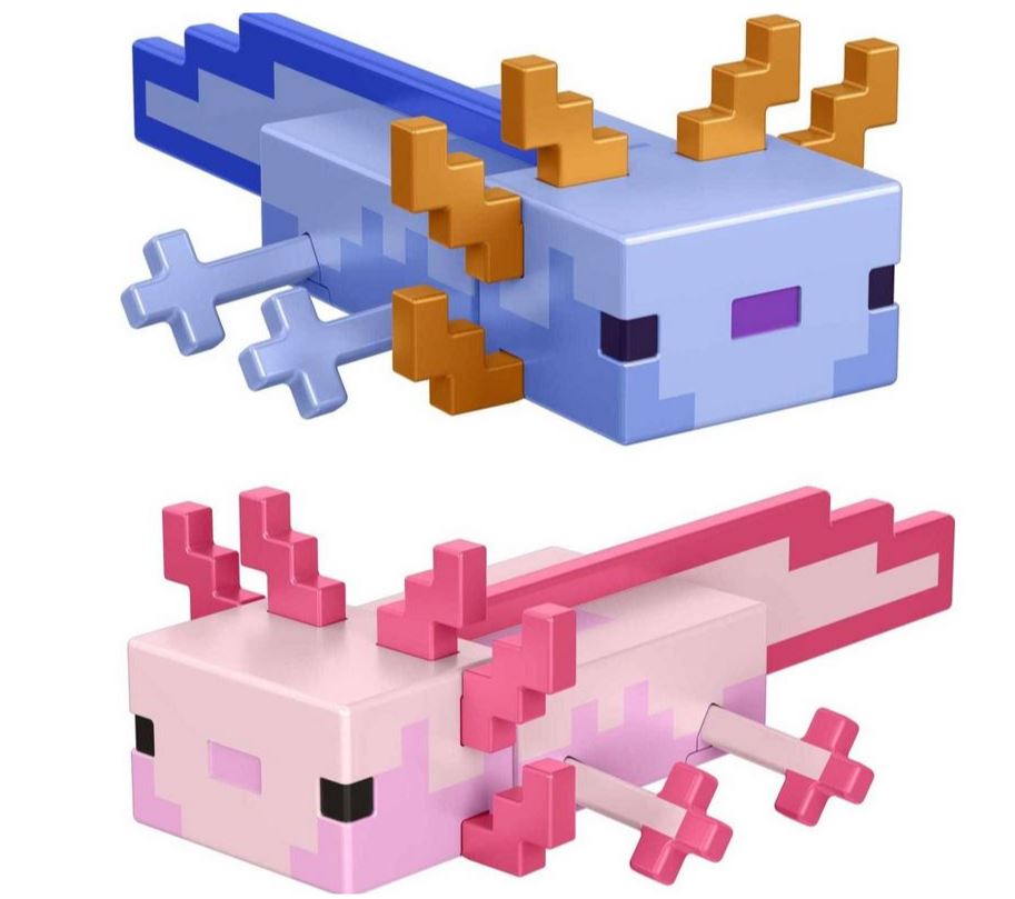 Hot Sale! 3.25 - inch Minecraft Axolotls Build - A - Portal Action Figure