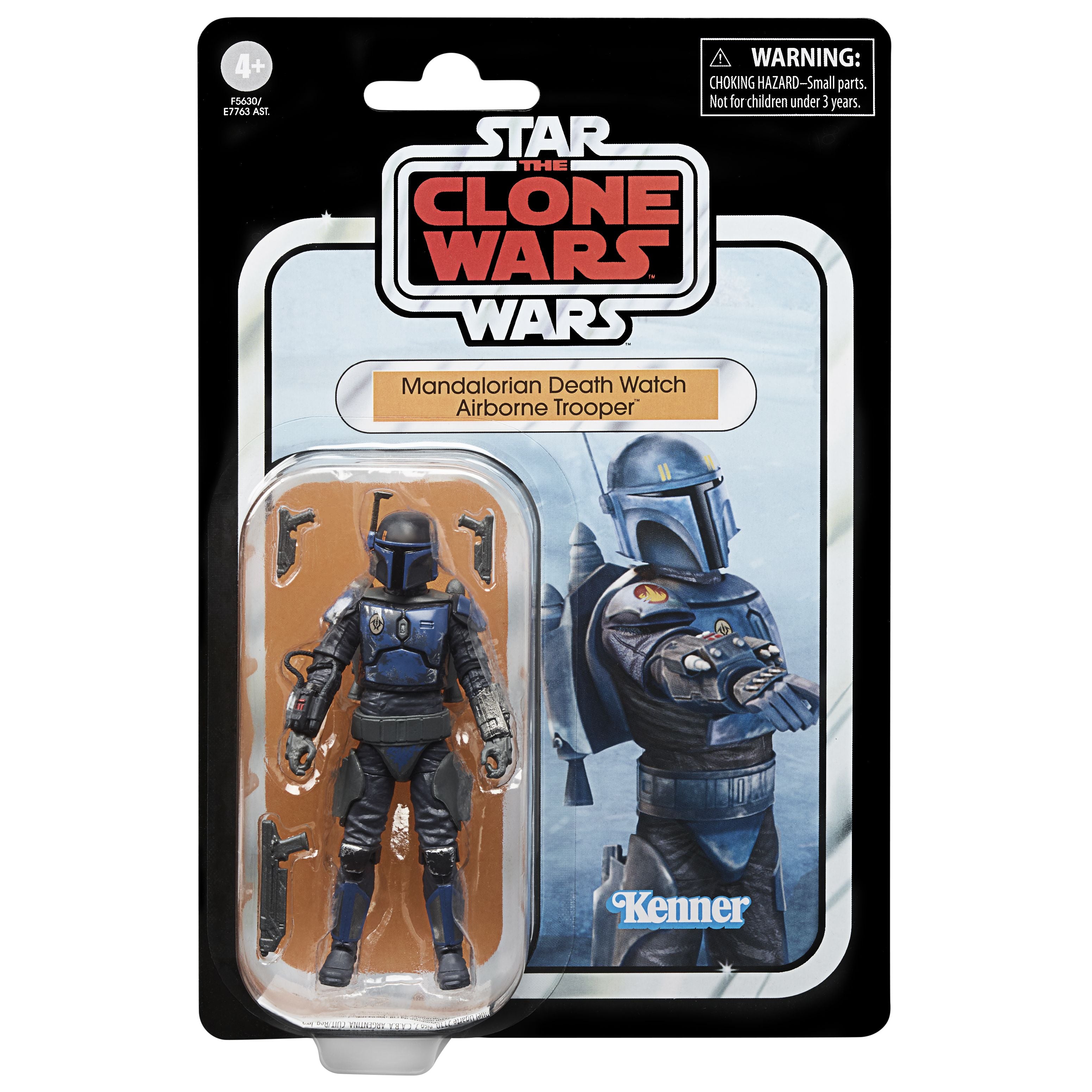 Hot! Star Wars Vintage Series 3 - Mandalorian Death Watch Airborne Trooper Figure