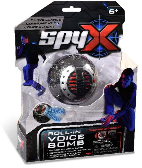 Hot! SpyX Voice-Activated Roll-In Motion Alarm