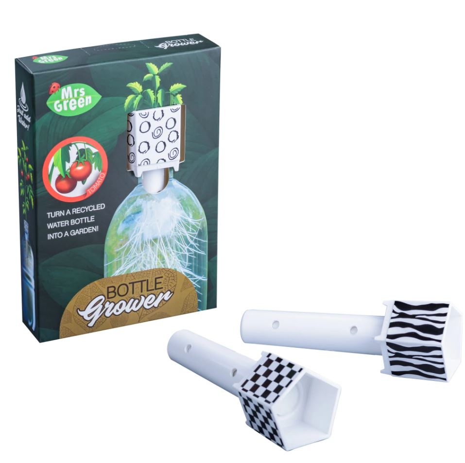 Eco-Friendly Mrs Green Bottle Grower for Indoor Cherry Tomatoes