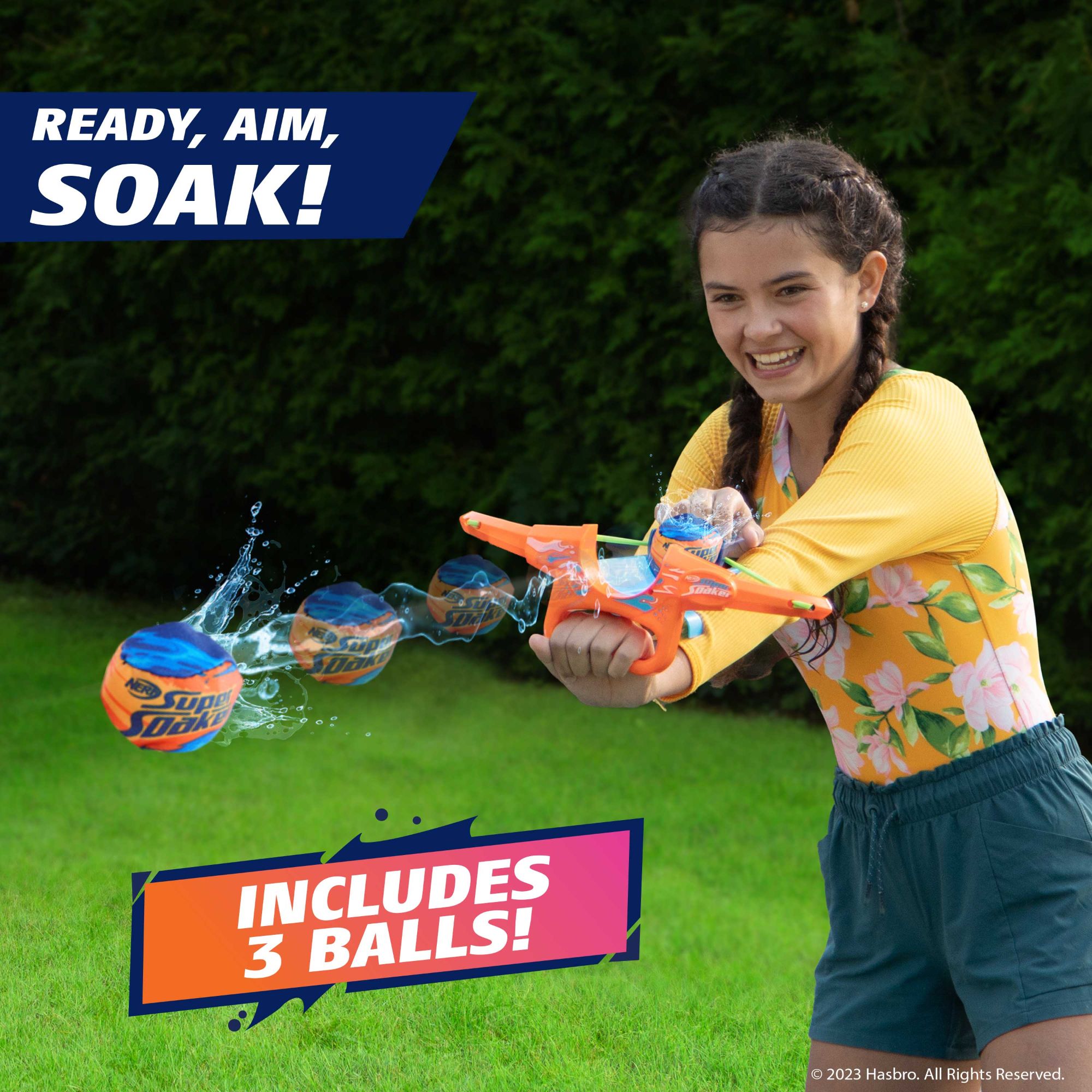 Hot Deal! WowWee Nerf Super Soaker Storm Ball Wrist Rocket for Endless Summer Water Fun