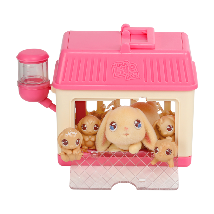Little Live Pets Mini Playset: Surprise Mama Lil Bunny - Adorable Pet Care Fun