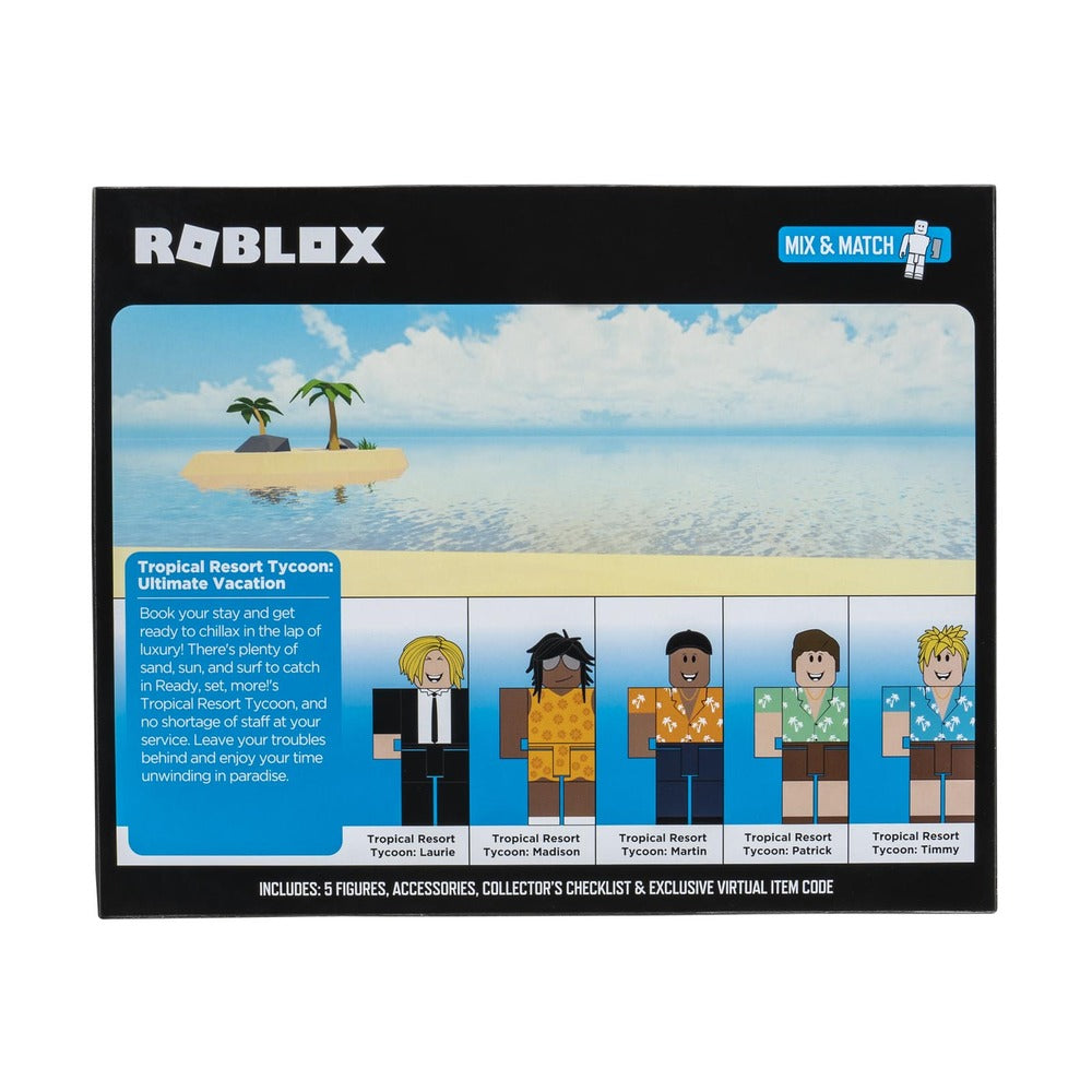 Roblox Tropical Resort Tycoon Figure Multipack: The Ultimate Vacation Set