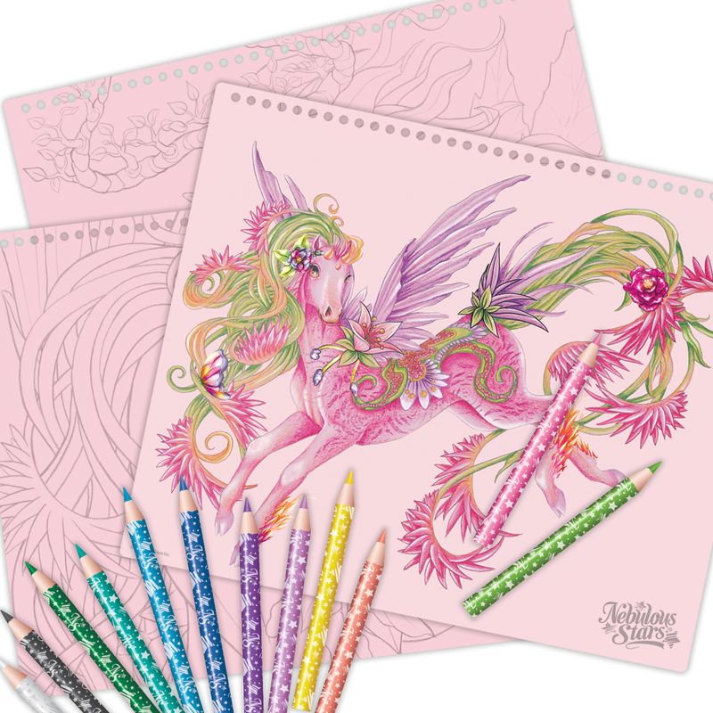 Large Mystical Creative Sketchbook - Lilyaz & Viviaz for Art Lovers