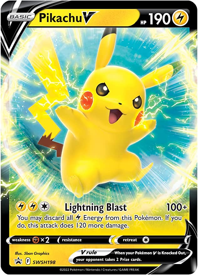 Pokemon TCG: Electrifying Pikachu V Showcase Set