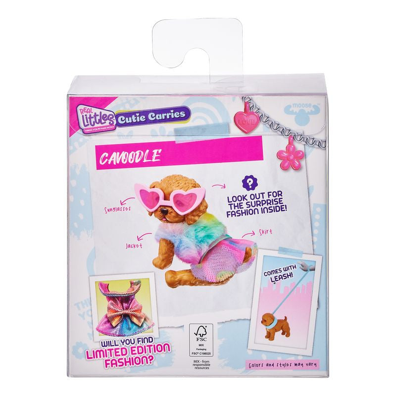 Real Littles S5 Single Pack Cutie Carries with Assorted Adorable Puppy Styles
