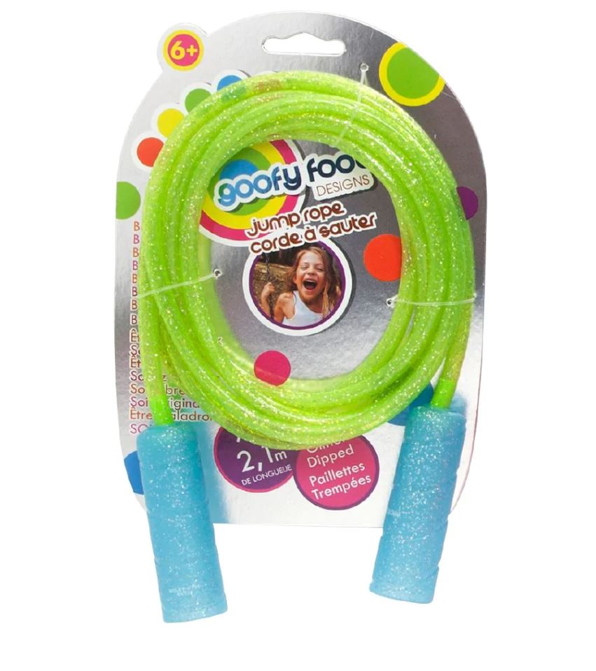 Goofy Foot Assorted Glitter Jump Ropes - Great Deal