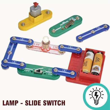 Hot Deal! Heebie Jeebies Electronics Clip Circuit Starter Lab Kit for Easy Building