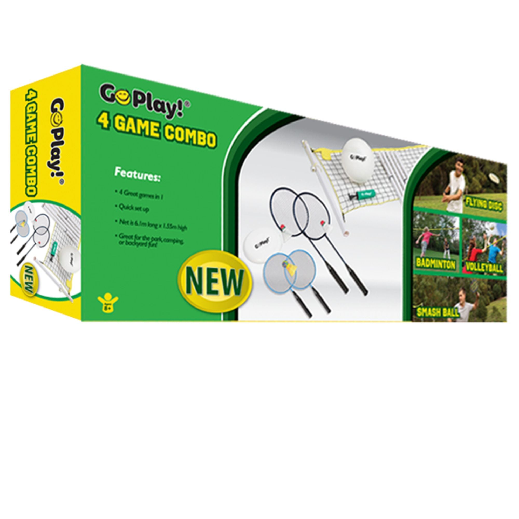 Amazing Go Play! 4 - Game Combo Pack for Outdoor Fun - Ideal for Ages 8+