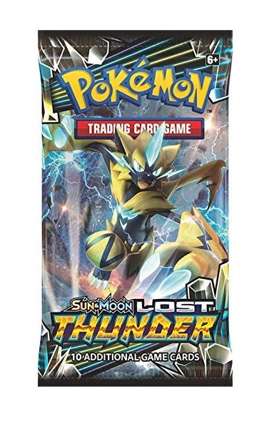 Hot Deal! Pokemon Trading Card Game Sun And Moon Lost Thunder Booster Packs