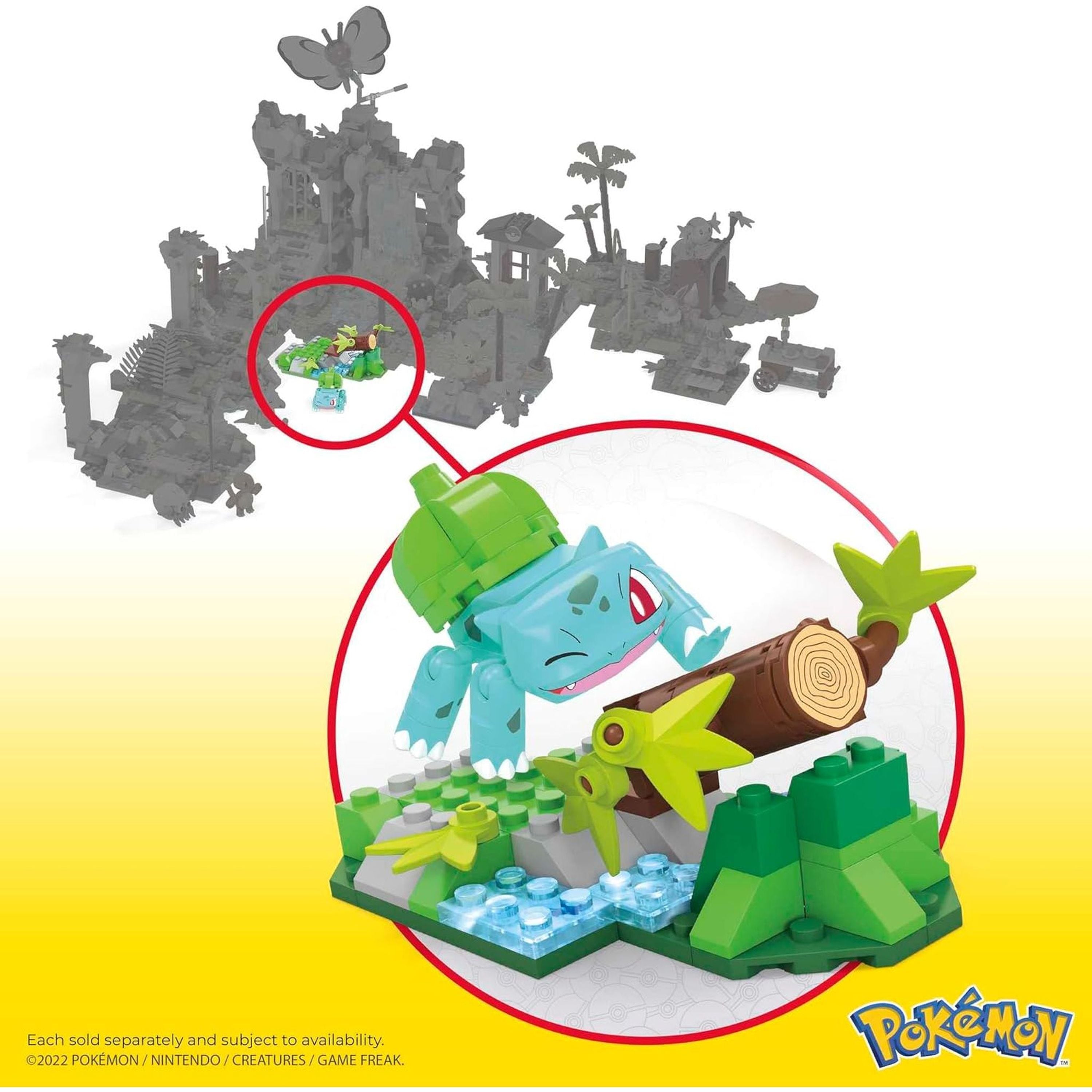 MEGA Construx Pokemon: Bulbasaur's Enchanting Forest Building Set