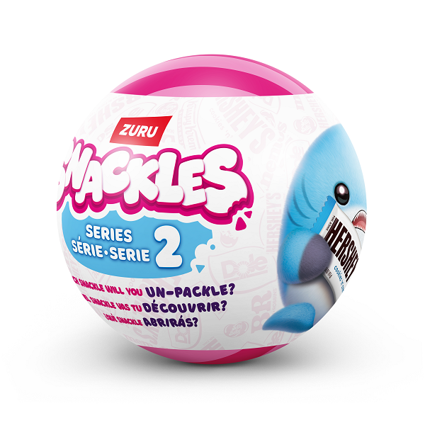 ZURU Snackles Small Plush Toys S2 - Assorted Adorable Styles, Must - Collect!