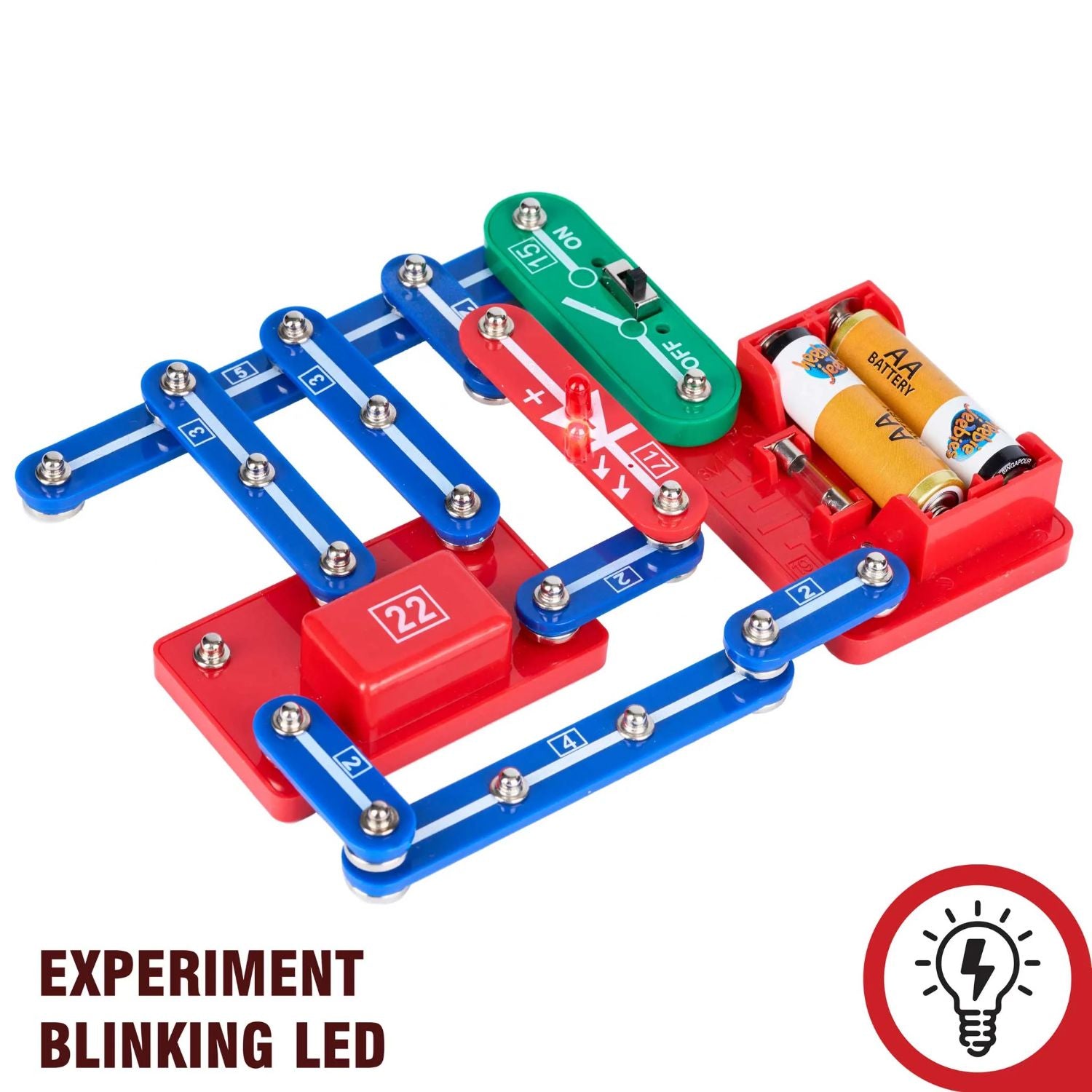 Hot Deal! Heebie Jeebies Advanced Clip Circuit Lab