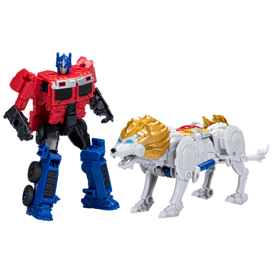 Transformers Rise of the Beasts 2-Pack: Armor-Ready Optimus Prime & Lionblade