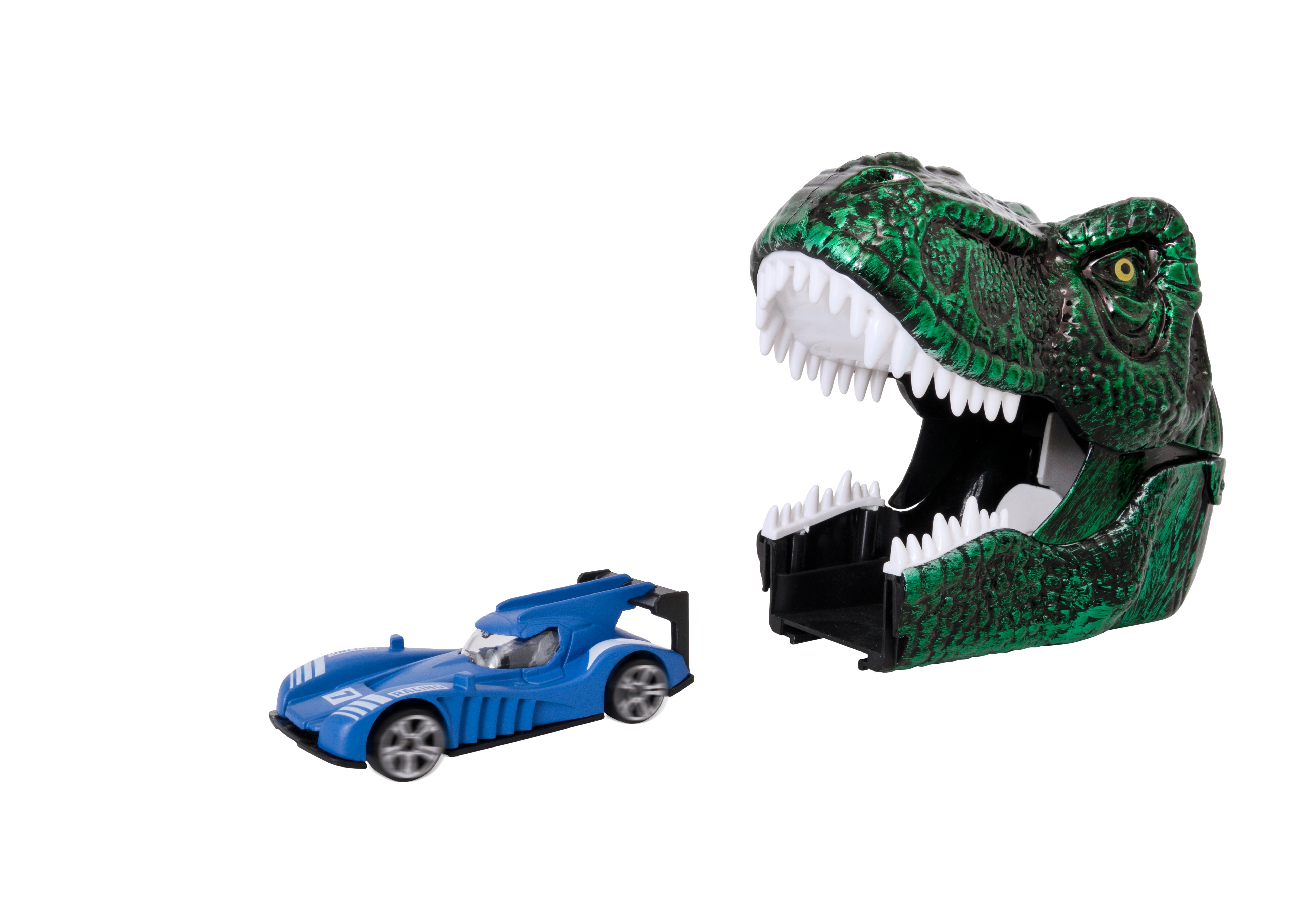 Hot Sale! Teamsterz Dinosaur Car Launcher with Assorted Die - cast Vehicles